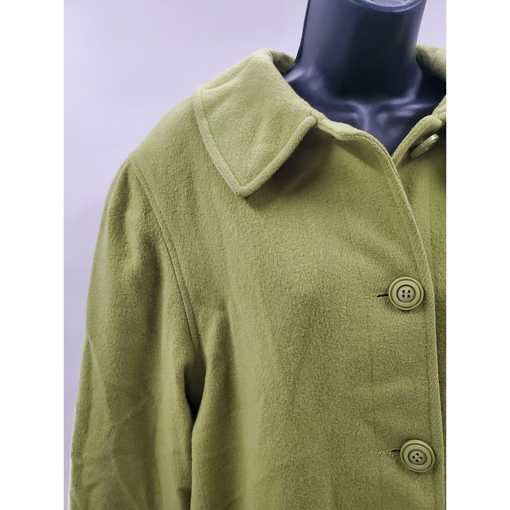 J. Percy for Marvin Richards Vintage Women's Wool Jacket Lime Green Size 8‎